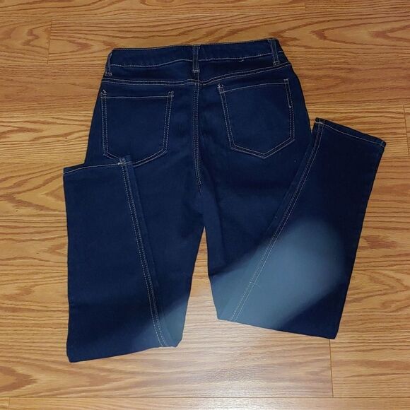 No Boundaries button fly skinny jeans Sz 7 - Picture 6 of 7